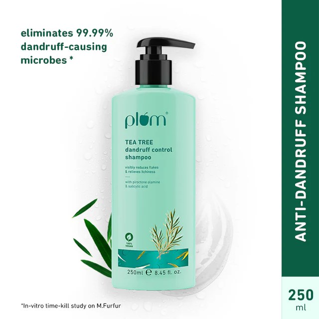 Plum – Tea Tree Dandruff Control Shampoo (250mL)