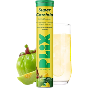 Plix – Super Garcinia Bubbly Effervescent Daily Fizzy to Manage Appetite Pineapple Masala Flavour Tablets (15N)