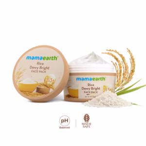Mama Earth – Rice Dewy Bright Face Pack For All Skin Types (200g)