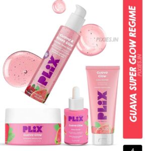 Plix – Guava Super Glow Regime Combo [Serum + Cleanser + Moisturizer + Toner]