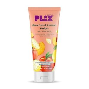 Plix – Peaches & Lemon Detan Body Lotion Spf 30 (150ML)
