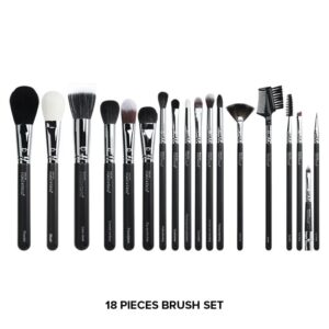 Forever 52 – 18 Pcs Brush Kit Ultra Soft Bristles Pro Grade Quality