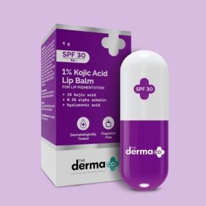 The Derma – Spf 30 PA++ 1% Kojic Acid Lip Balm (4g)