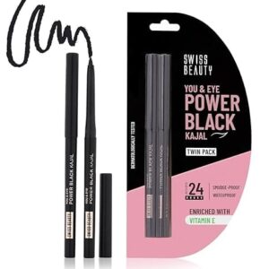 Swiss Beauty – You & Eye Power Black Kajal Enriched with Vitamin E