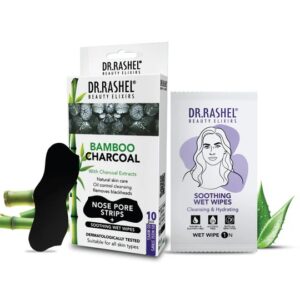 Dr. Rashel – Bamboo Charcoal With Charcoal Extracts Nose Pore Strips (10 Strips)