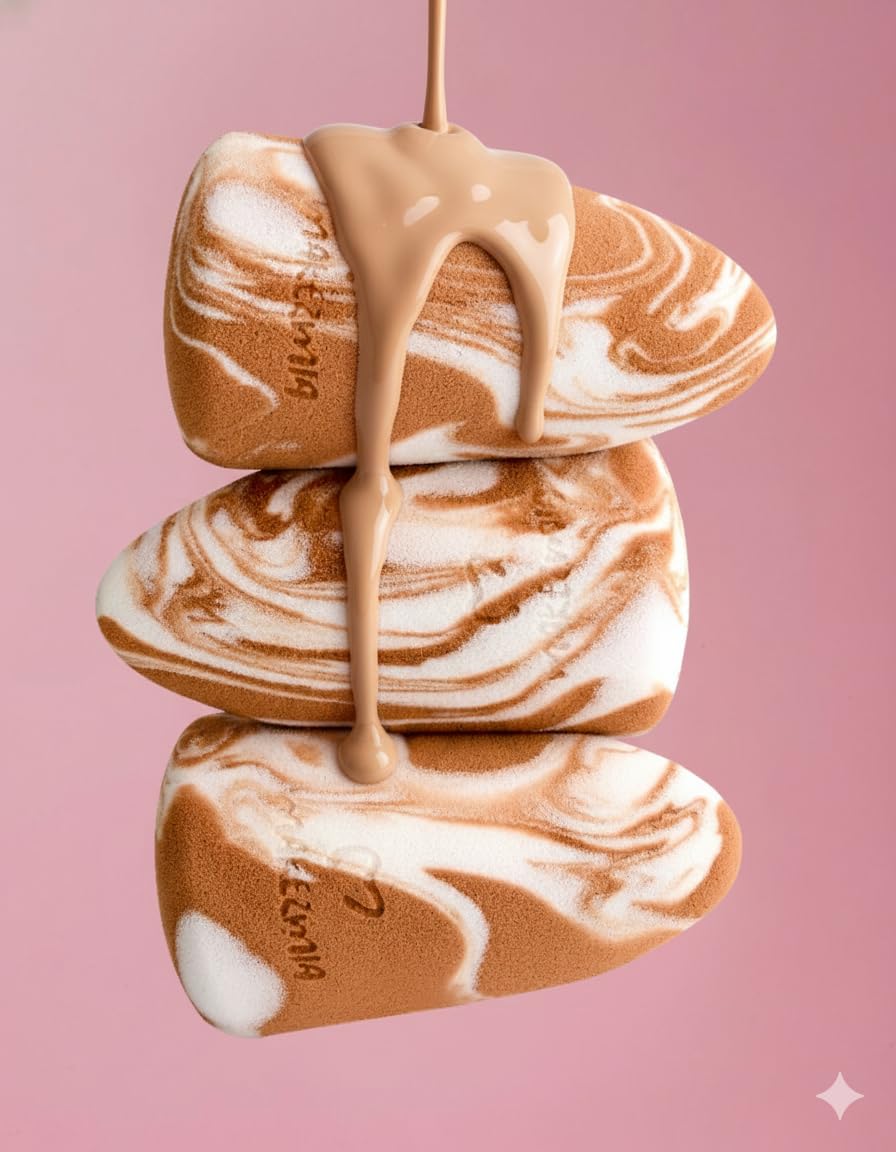 Makezmia – Marble Pop Beauty Blender - Image 2