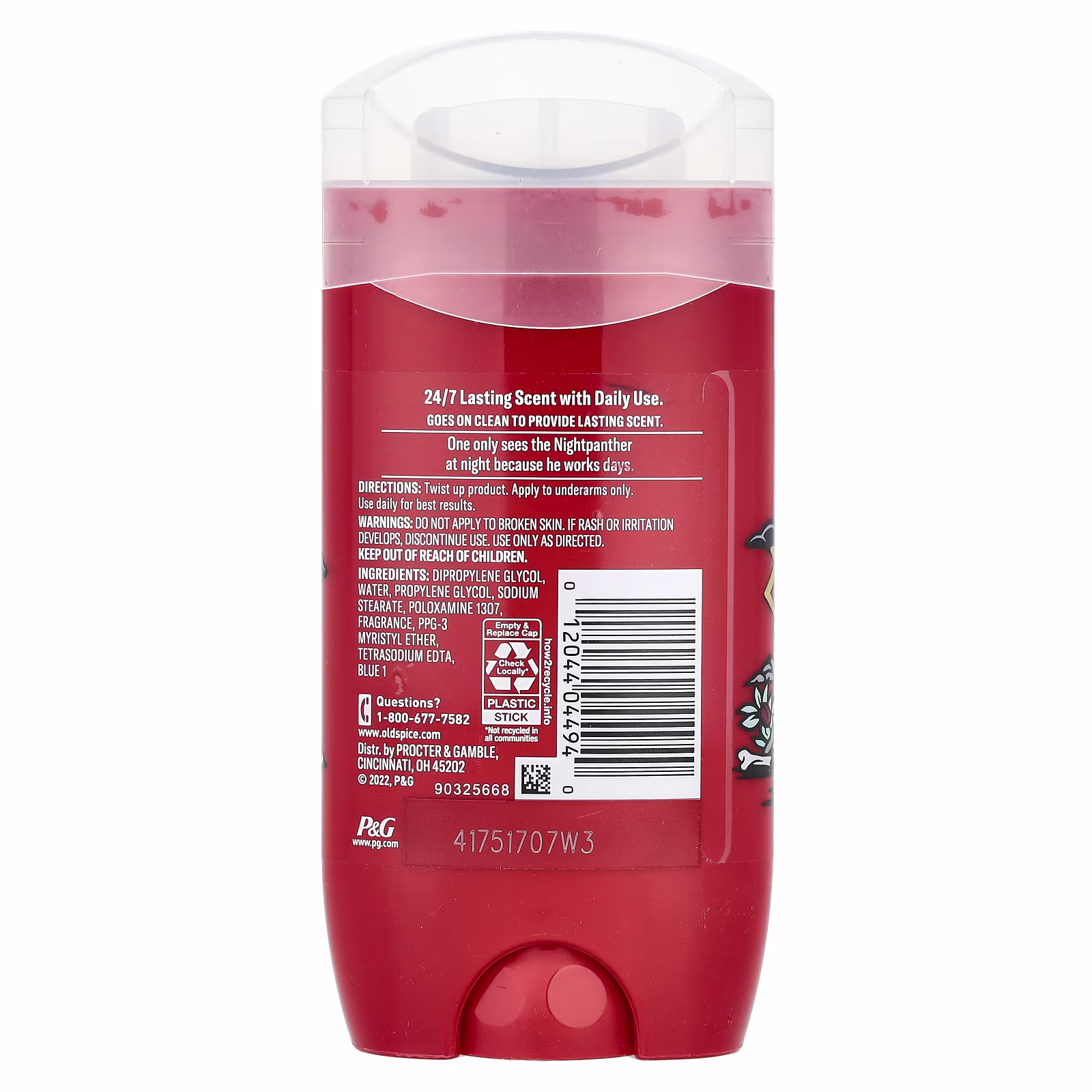 Old Spice – Night Panther Deodrant Stick (50ML) - Image 2