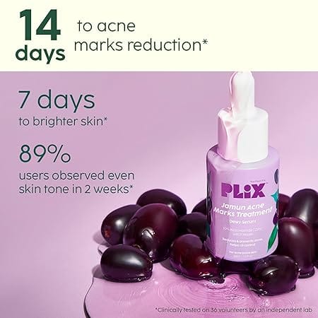 Plix – Jamun Acne Marks Treatment Dewy Serum (30ML) - Image 3