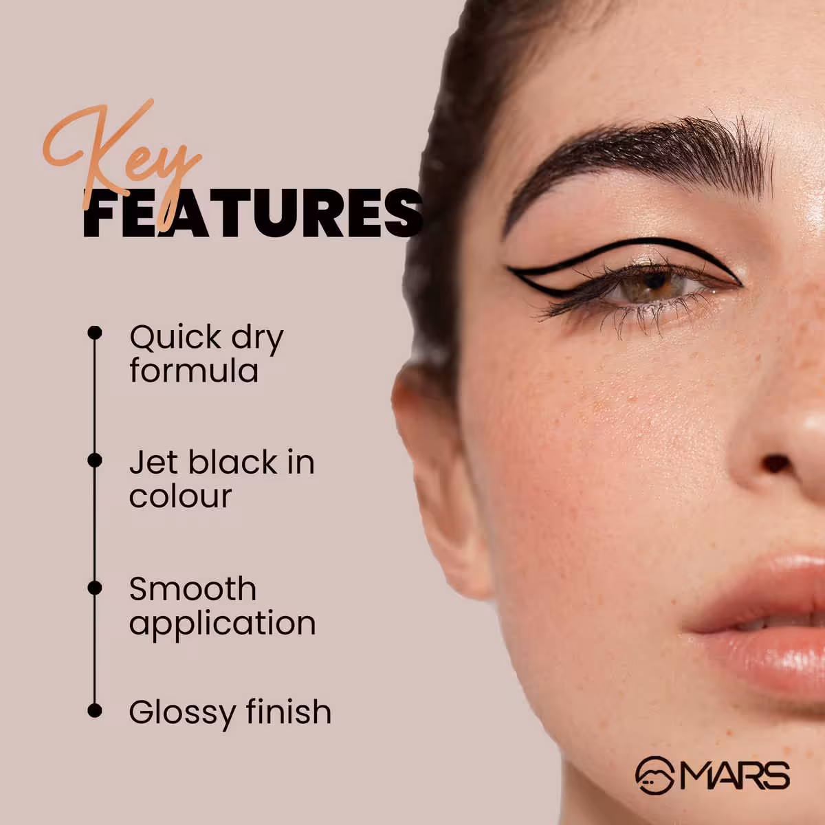Mars – 24 Hrs Water Proof Eyeliner - Image 3