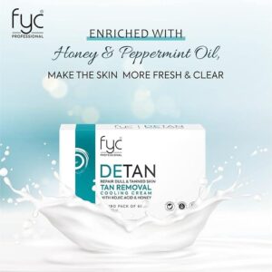 FYC Professional – De Tan Tan Removal Cooling Face Cream Honey & Kojic