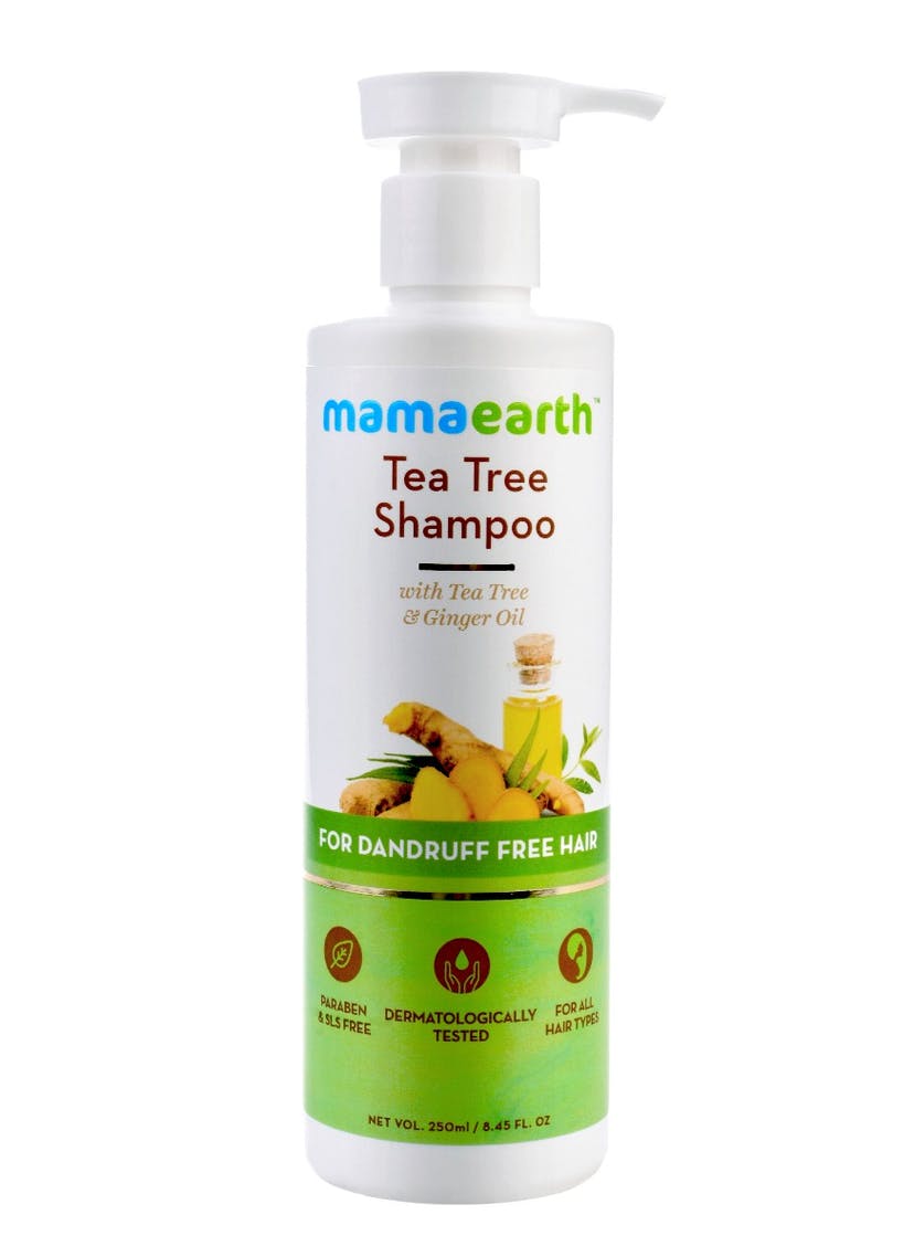 Mamaearth Tea Tree Shampoo for Dandruff Free Hair (250mL) - Image 14