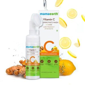 Mamaearth – Vitamin C Foaming Face Wash with Vitamin C & Turmeric (150mL)