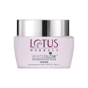 Lotus Herbals – Whiteglow Advanced Pink Glow Creme Spf 25 Pa+++ (50g)