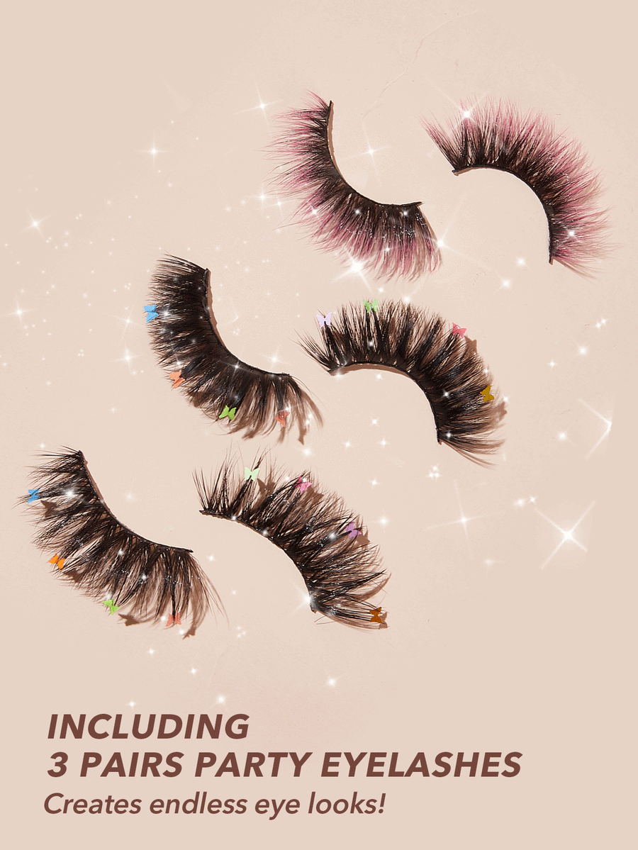 Sheglam – ALL THE LASHES 8 PAIRS FALSE EYELASH SET - Image 2