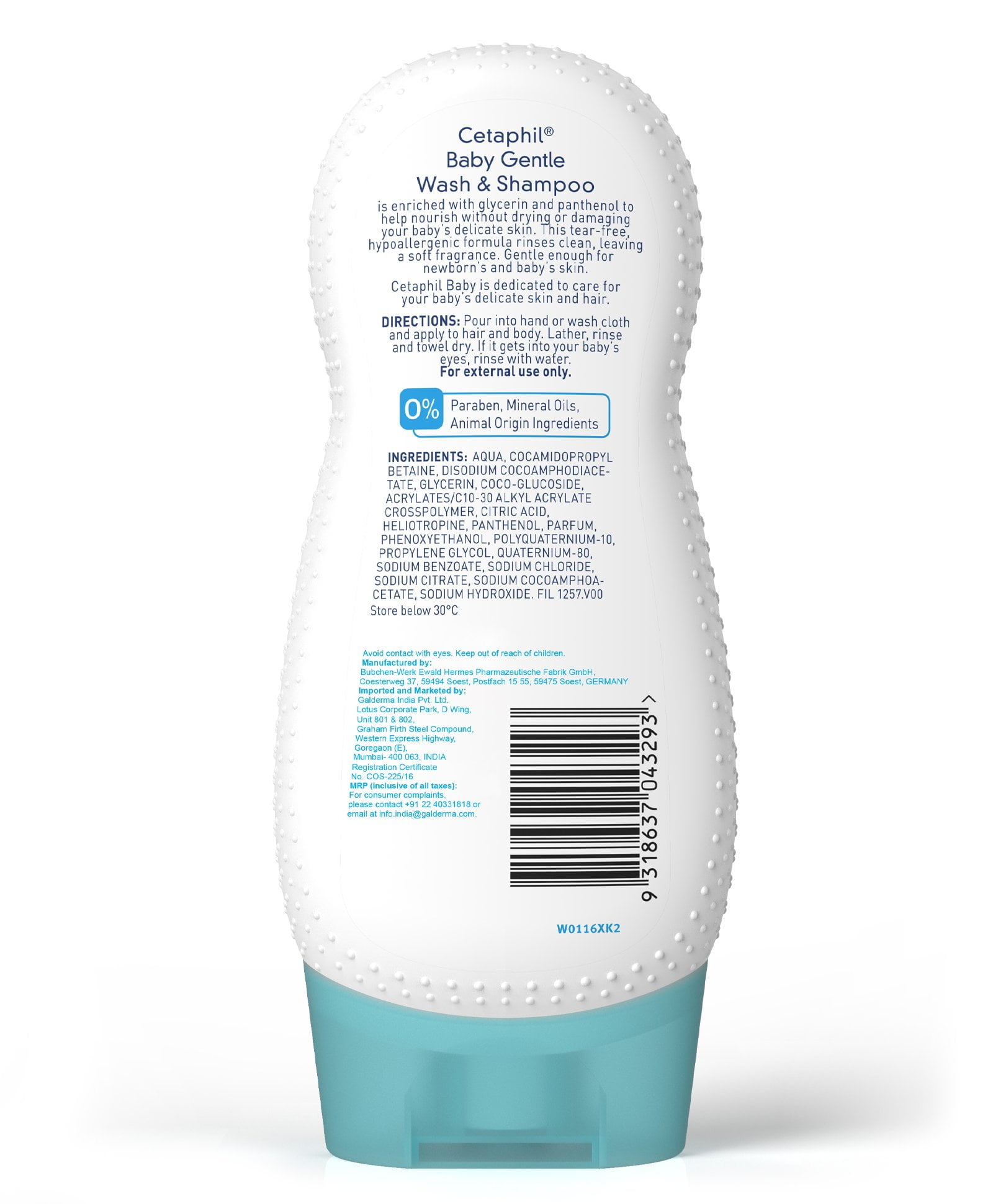 Cetaphil – Baby Gentle Wash & Shampoo (230mL) - Image 2