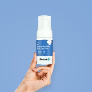 The Derma – 3% AHA+BHA Foaming Daily Face Wash (100mL)