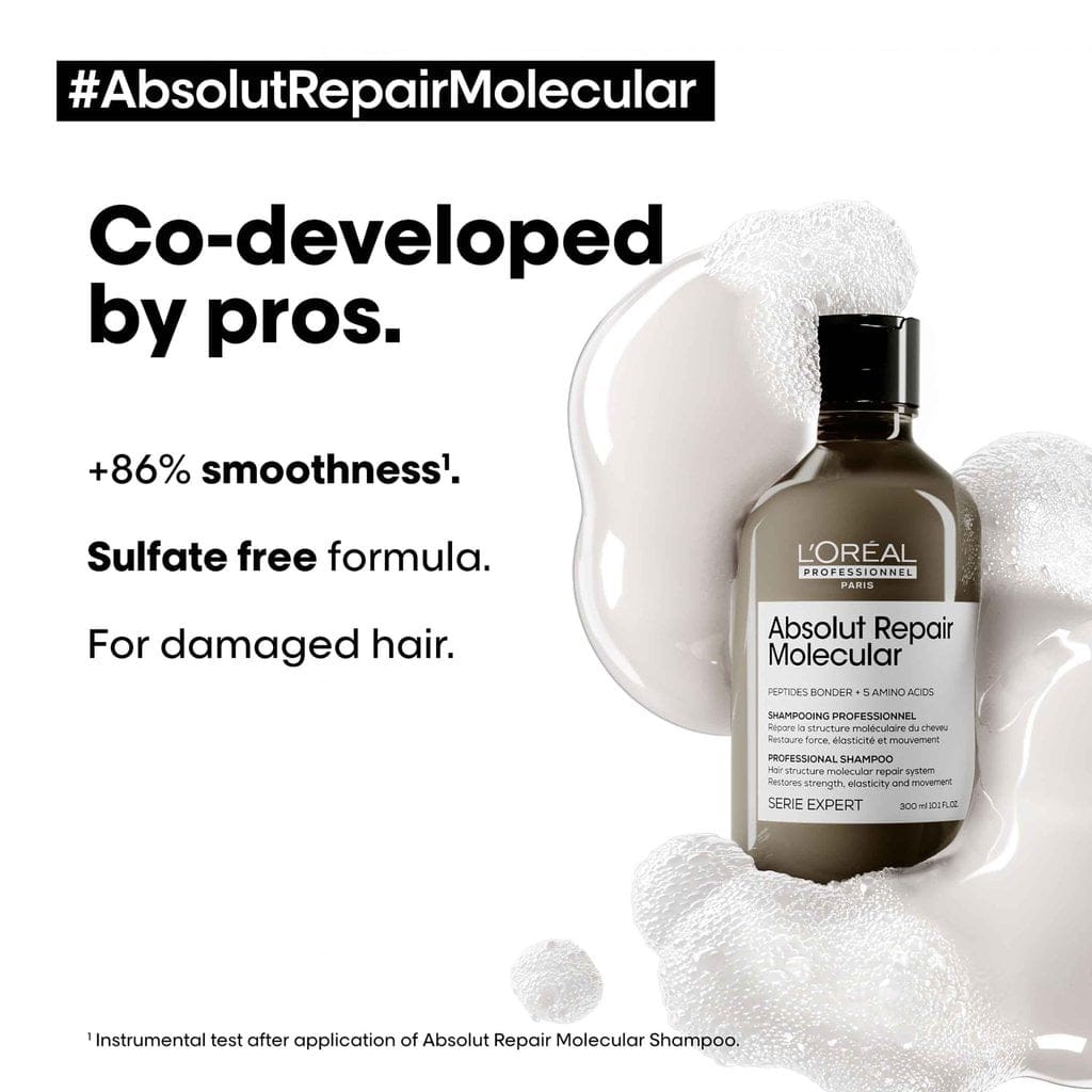 Loreal Professionnel – Absolut Repair Molecular Shampoo (300ML) - Image 2