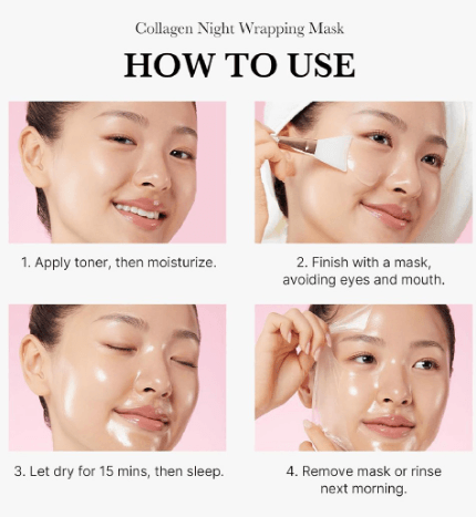 Medicube – Collagen Night Wrapping Mask With Collagen Extract (75ml) - Image 3