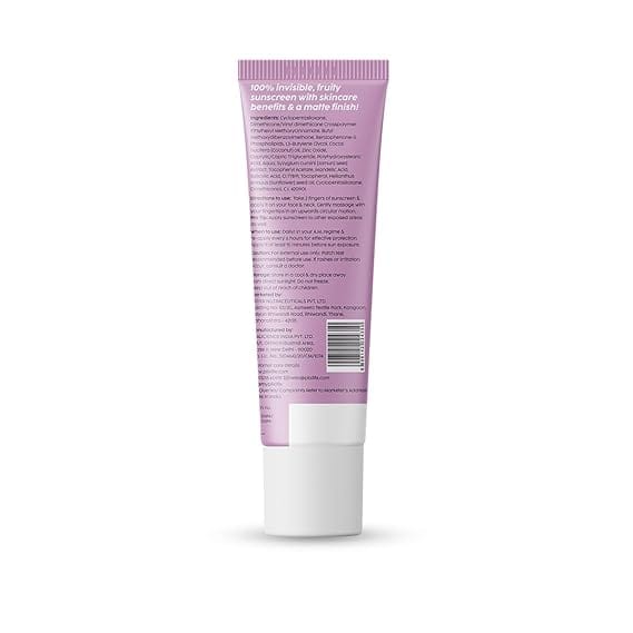 Plix – Jamun Matte Screen Invisible Sunscreen (50g) - Image 6
