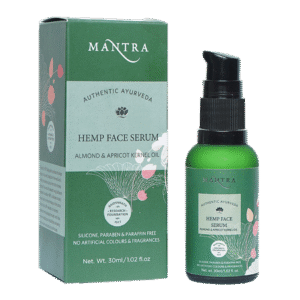 Mantra – HEMP FACE SERUM ALMOND & APRICOT KERNEL OIL (30mL)
