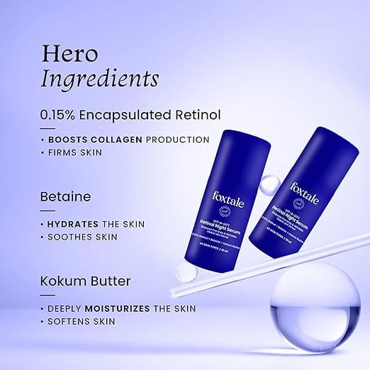 Foxtale – Retinol Night Serum (30ML) - Image 3
