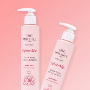 Mitchell – FLAW-LESS LightenUp Glow Tone Facial Lotion (100mL)