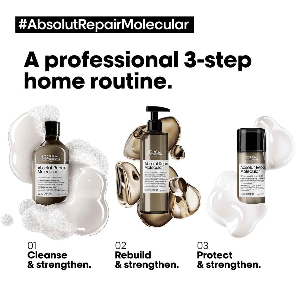 Loreal Professionnel – Absolut Repair Molecular Shampoo (300ML) - Image 3