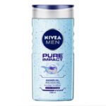 NIVEA – Men Body Wash, Pure Impact with Purifying Micro Particles, Shower Gel for Body, Face & Hair (250ML)