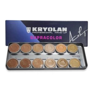 Kryolan Supracolor Make-Up Palette 12 Colors (Delhi 2)