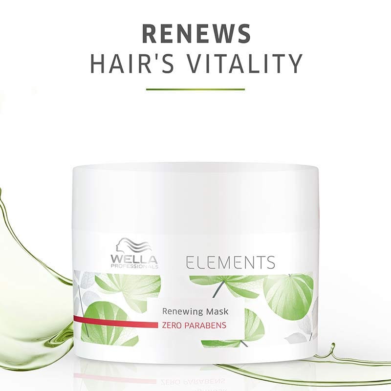 Wella Professionals – Elements Renewing Hair Mask (Zero Parabens) (150mL) - Image 3