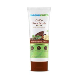 Mamaearth CoCo Face Scrub with Coffee & Cocoa for Rich Exfoliation (100g)