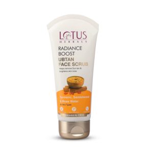 Lotus Herbals – Radiance Boost Ubtan Face Scrub (100g)