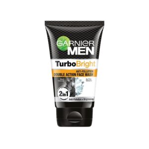 Garnier – Men Turbo Bright Anti-Pollution Double Action Facewash (150gm)