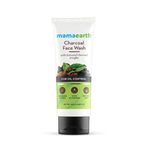 Mamaearth Charcoal Natural Face Wash for oil control and pollution defence (100mL)