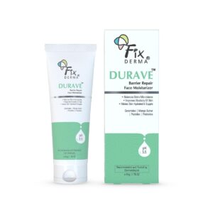Fixderma – Durave Ceramide Moisturizer for Face with Peptide & Mango Butter  Barrier Repair Moisturizer Face Moisturizer for Women & Men For All Skin Type (50g))