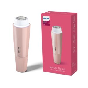 Philips – Cordless Facial Hair Remover with Wide Hypoallergenic Head for gentle experience at home (BRR454/00)