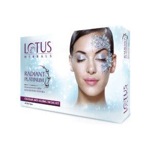 Lotus Herbals – Radiant Platinum Anti-Ageing Facial Kit