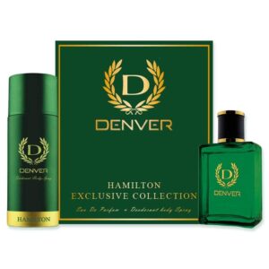 DENVER – Hamilton Gift Set – Perfume (60ML) + Deodorant (165ML) – Men