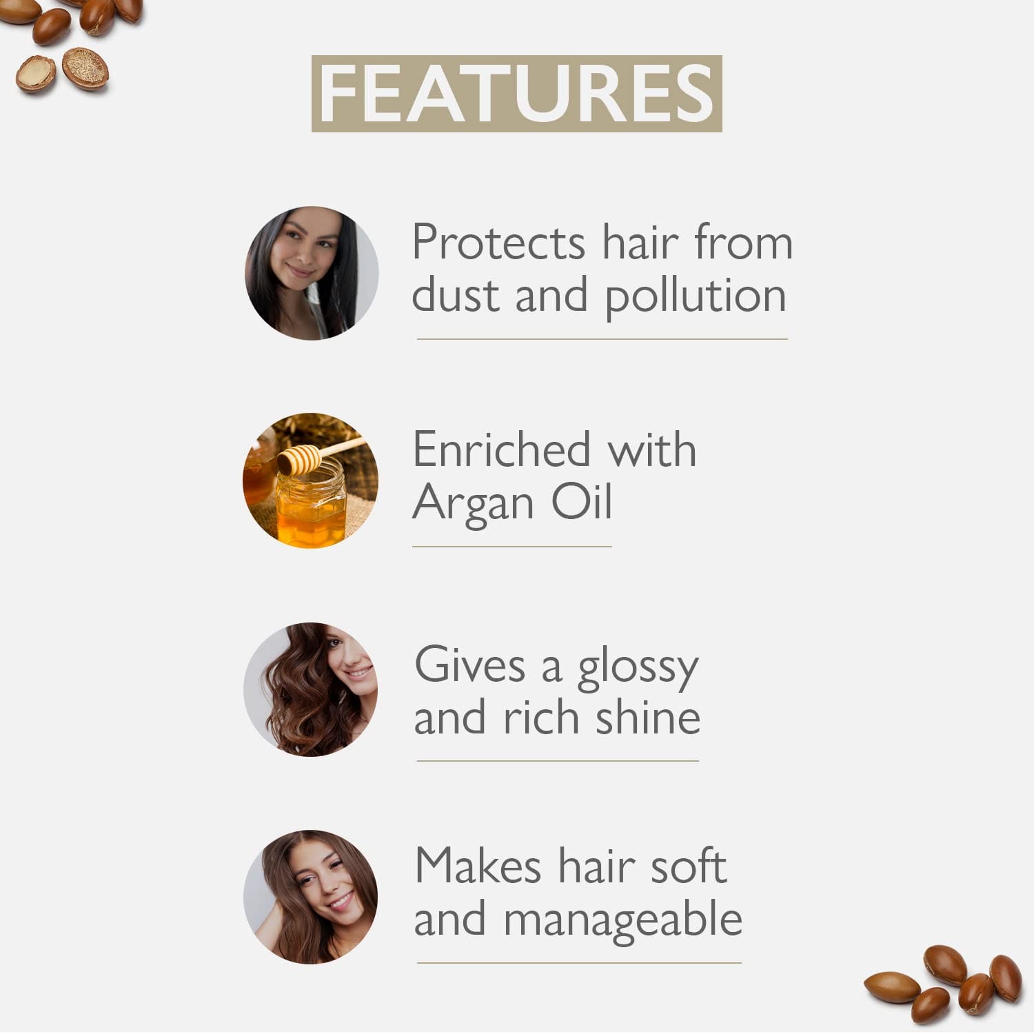 Godrej Professional – Nourish Shine Argan Oil Hair Serum (100mL) - Image 2