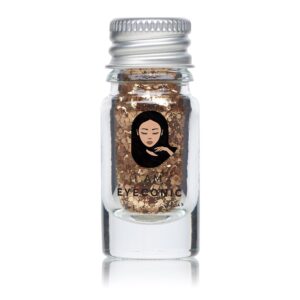 I AM EYECONIC – (3D) Cosmetic Glitters – (Dipped in Gold)