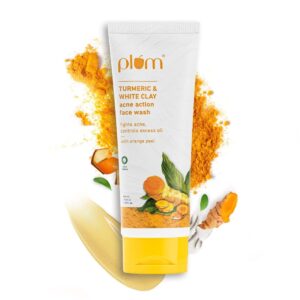 Plum – Turmeric & White Clay Acne Action Face Wash (100mL)