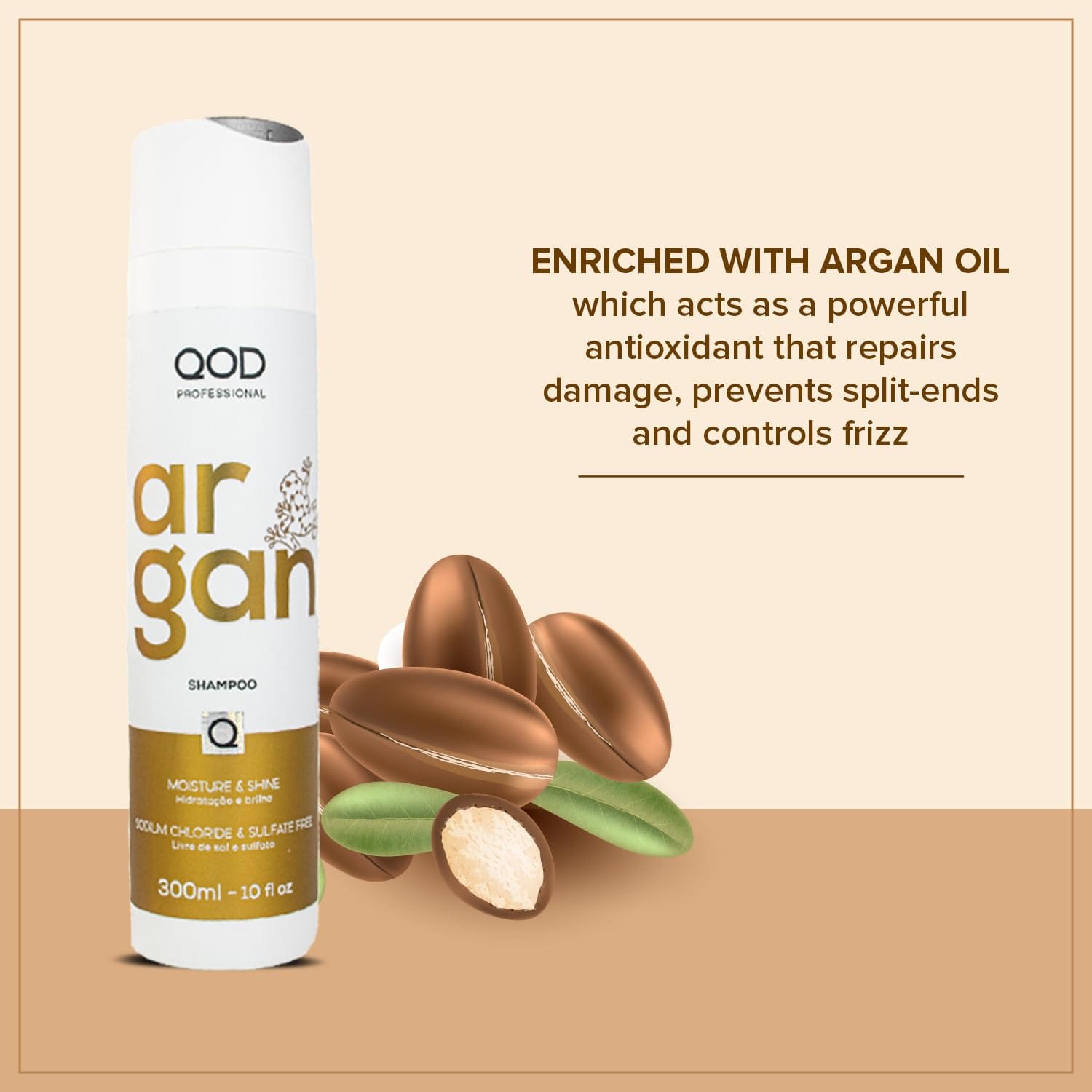 Qod Professional – Argan Shampoo (300ml) - Image 5