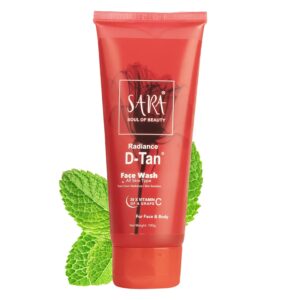 SARA – SOUL OF BEAUTY Herbals Radiance D-tan Face Wash (100g)