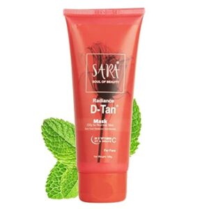 SARA – SOUL OF BEAUTY Radiance D-Tan Anti-Blemish Mask Oily-Normal Skin (100gm)