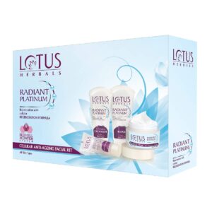 Lotus Herbals – Radiant Platinum Anti-Ageing Facial Kit