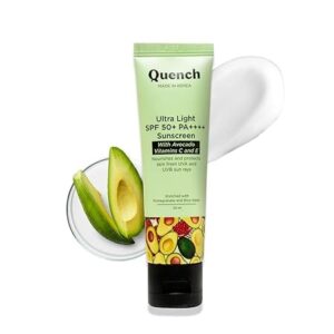 Quench – BOTANICS Vitamin E Ultra Light Spf 50+ Pa++++ Sunscreen For Women&Men (50ml)