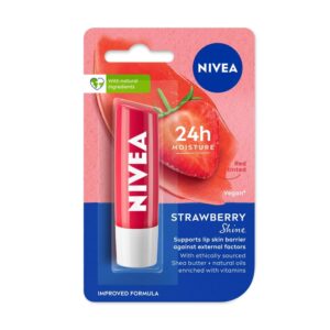 NIVEA – Strawberry Shine 4.8g Lip Balm – 4.8g