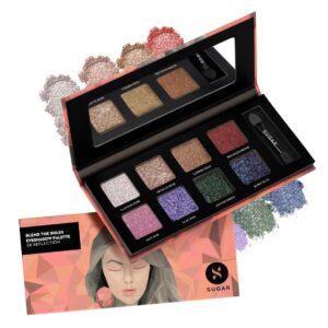 SUGAR – Blend The Rules Matte Eyeshadow Palette Powder (08 Reflection) – 10.4g