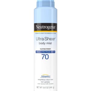 Neutrogena – Ultra Sheer Lightweight Sunscreen Spray, SPF 70 (141g)