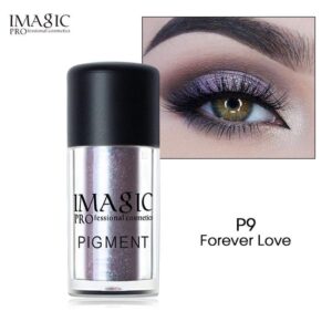 IMAGIC Glitter Eyeshadow Metallic Loose Powder Waterproof Pigments – (P9-Forever Love)